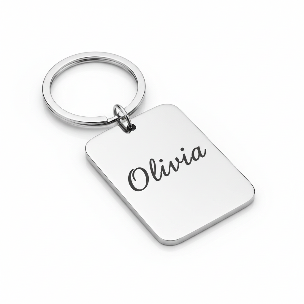 Personalized Engraved Keychain
